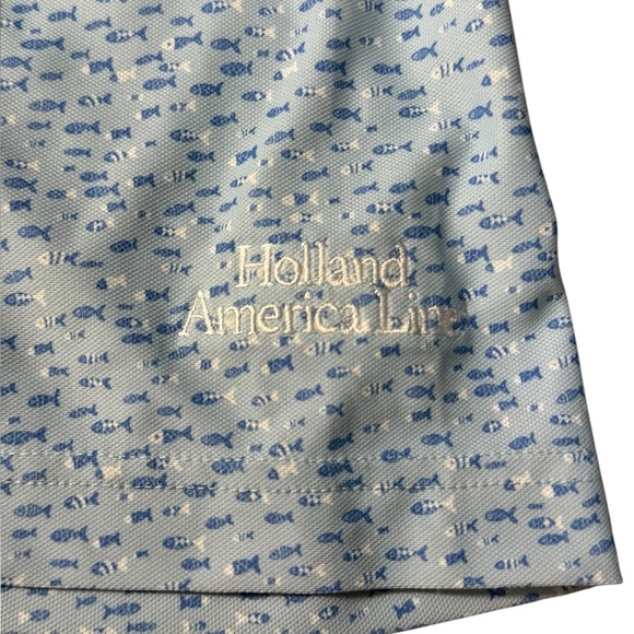 Peter Millar Summer Comfort Polo Men's 2XL Sailboat All Over Print Blue XXL - Picture 9 of 11